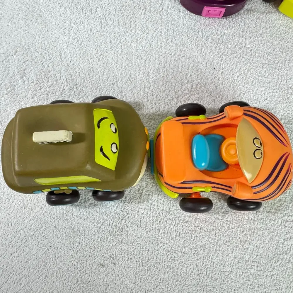 B. toys – Soft Vehicles Pull Back‎ Cars – Durable and Safe Toy Cars for Toddlers